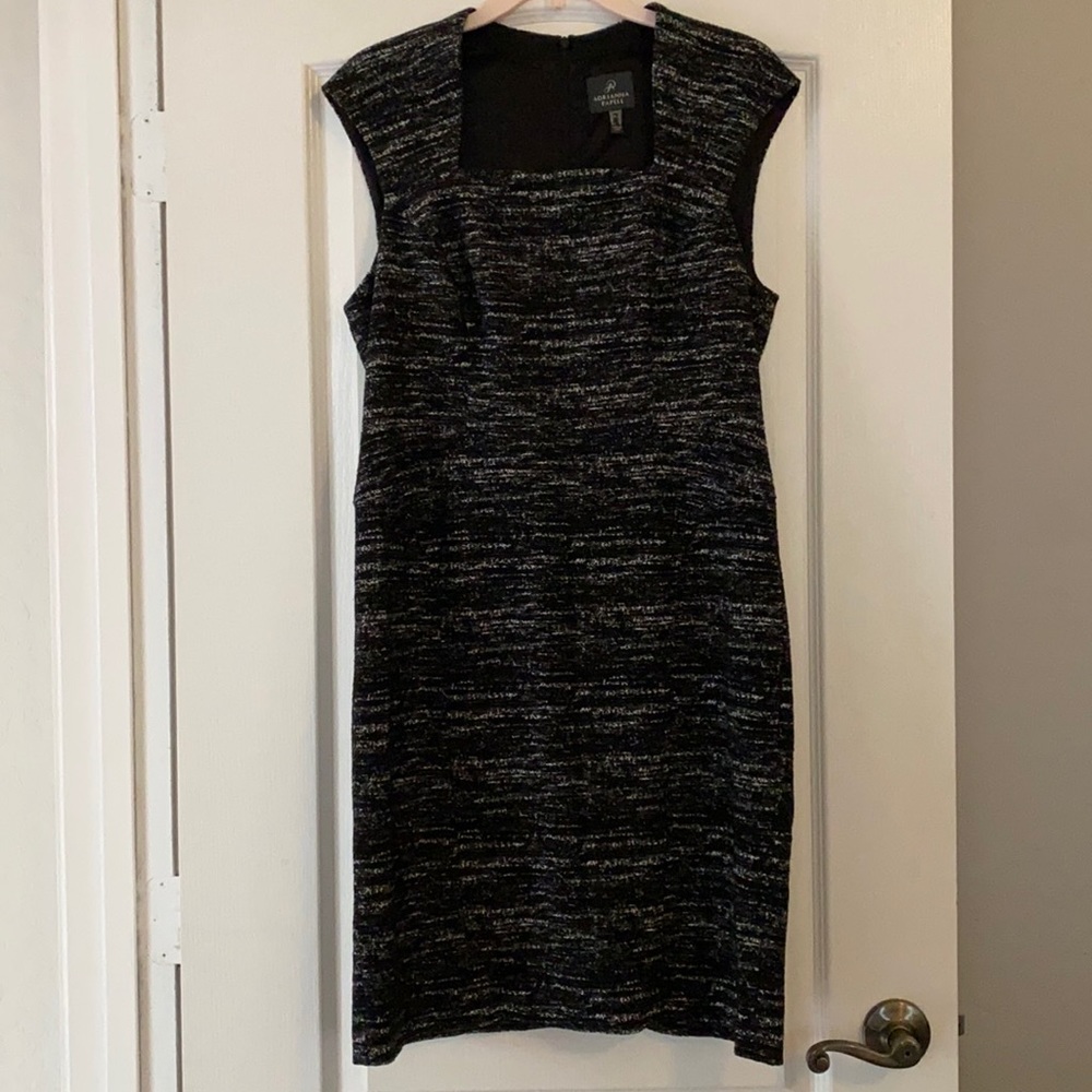 Adrianna Papell Black & White Dress, sz 10 🖤🤍